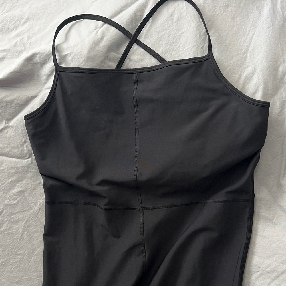 Old Navy Powersoft Black Skinny Jumpsuit